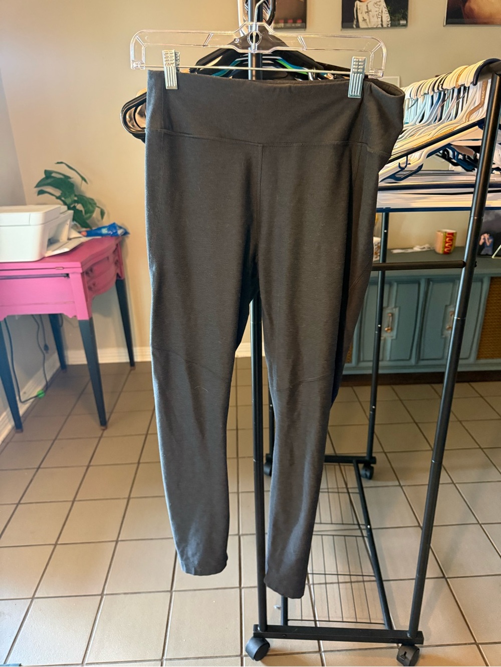 Outdoor Voices Black High-Waist Leggings
